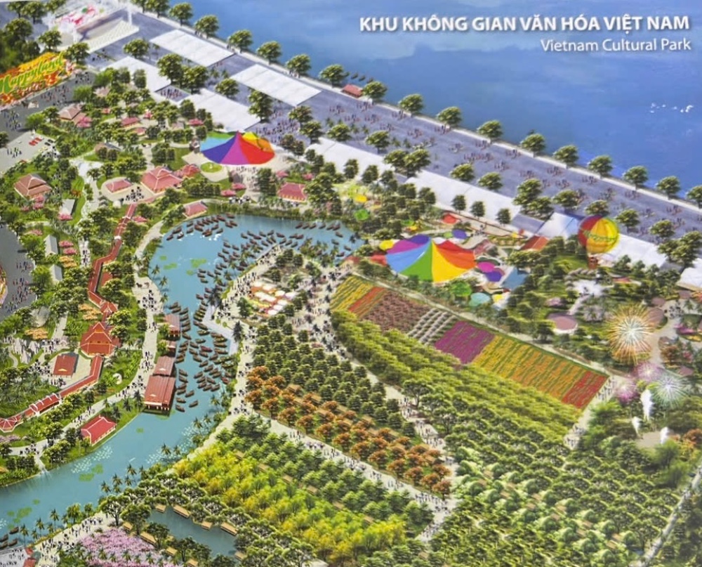 Không gian Khu Việt Nam thu nhỏ tại HappyLand
